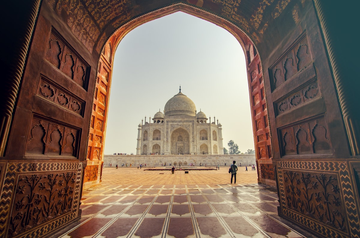 Taj Mahal for tourist travel to India